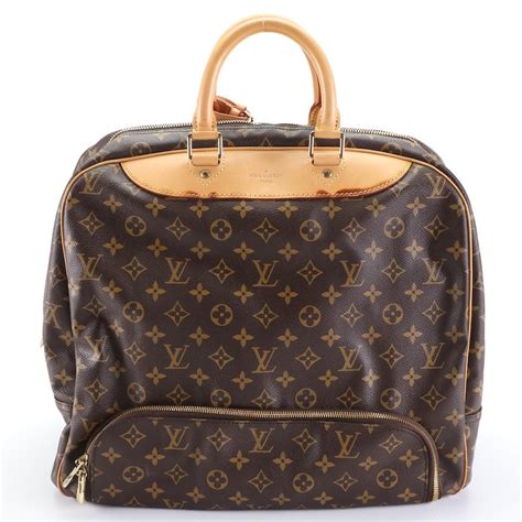 louis vuitton black travel bag|Louis Vuitton evasion travel bag.